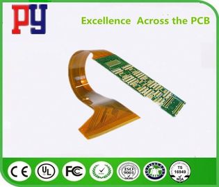 ENIG FPC PCBのプリント基板の柔らかさ/懸命に組合せ0.4-3.0mm医学のための2つの層1OZ
