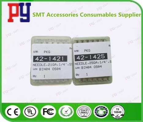 Asymtek DV-7000 42-1425 25GA NEEDLE 25GA 1/4 SS 12 PCS/PACK for Asymtek Dispensing Machine
