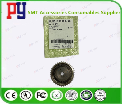 SMT Spare Parts Panasonic Sprocket  CM 8MM feeder feeding gear N610030637AC