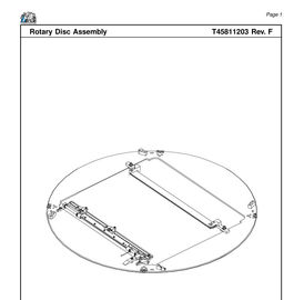 45811203 T45811203 Rev.F Rotary Disc Assembly Universal UIC AI spare parts Large in stocks